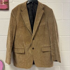 Men's Tan Blazer corduroy Stafford